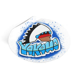Yakama Graffiti Round Vinyl Stickers