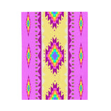 Geometric and Elk Teeth Baby Blanket