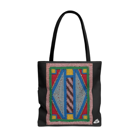 Plateau Beaded Pouch Tote Bag