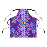Purple Floral Apron (AOP)