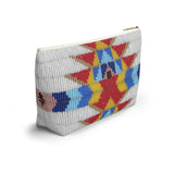 Red and Yellow Beadwork Accessory Bag
