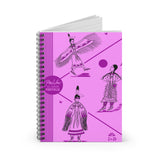 Retro Native Spiral Notebook - Ruled Line