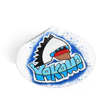 Yakama Graffiti Round Vinyl Stickers