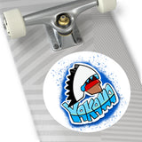 Yakama Graffiti Round Vinyl Stickers