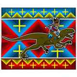 Legend of the Living Room 3-Ride with Raptors blanket
