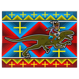 Legend of the Living Room 3-Ride with Raptors blanket
