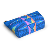 Blue and Pastel Accessory bag