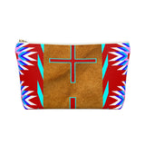 Red Buckskin Accessory Bag