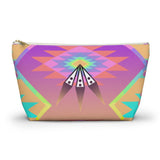 Pastels and Feathers Accessory Bag