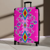Pink Floral Suitcases