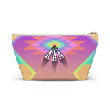 Pastels and Feathers Accessory Bag