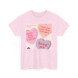 Valentine's Day Unisex Heavy Cotton Tee - 'Snag Me' Design