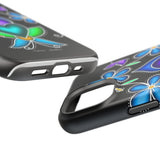 Floral Heart Magnetic Tough Case - Vibrant Design for Protection & Style