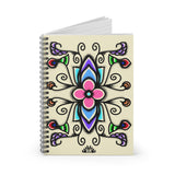 Floral Spiral Notebook - Ruled Line