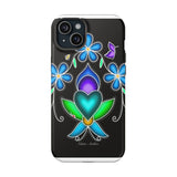 Floral Heart Magnetic Tough Case - Vibrant Design for Protection & Style