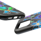Floral Heart Magnetic Tough Case - Vibrant Design for Protection & Style