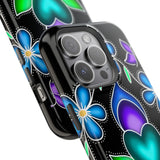 Floral Heart Magnetic Tough Case - Vibrant Design for Protection & Style