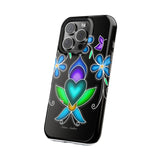 Floral Heart Magnetic Tough Case - Vibrant Design for Protection & Style