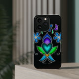 Floral Heart Magnetic Tough Case - Vibrant Design for Protection & Style