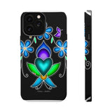 Floral Heart Magnetic Tough Case - Vibrant Design for Protection & Style