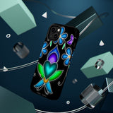 Floral Heart Magnetic Tough Case - Vibrant Design for Protection & Style