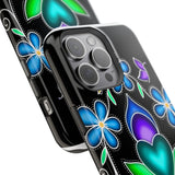 Floral Heart Magnetic Tough Case - Vibrant Design for Protection & Style