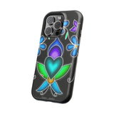 Floral Heart Magnetic Tough Case - Vibrant Design for Protection & Style