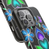 Floral Heart Magnetic Tough Case - Vibrant Design for Protection & Style