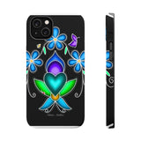 Floral Heart Magnetic Tough Case - Vibrant Design for Protection & Style