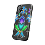 Floral Heart Magnetic Tough Case - Vibrant Design for Protection & Style