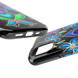 Floral Heart Magnetic Tough Case - Vibrant Design for Protection & Style