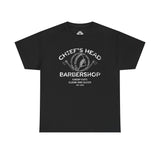 Chief's Head Barbershop Unisex Heavy Cotton Tee - Perfect Gift for Barbershop Lovers