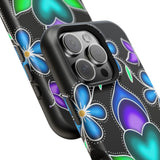 Floral Heart Magnetic Tough Case - Vibrant Design for Protection & Style