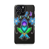 Floral Heart Magnetic Tough Case - Vibrant Design for Protection & Style