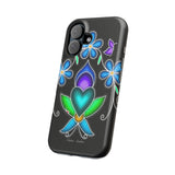 Floral Heart Magnetic Tough Case - Vibrant Design for Protection & Style