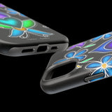 Floral Heart Magnetic Tough Case - Vibrant Design for Protection & Style