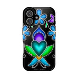 Floral Heart Magnetic Tough Case - Vibrant Design for Protection & Style