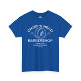 Chief's Head Barbershop Unisex Heavy Cotton Tee - Perfect Gift for Barbershop Lovers