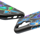 Floral Heart Magnetic Tough Case - Vibrant Design for Protection & Style