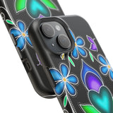 Floral Heart Magnetic Tough Case - Vibrant Design for Protection & Style