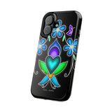 Floral Heart Magnetic Tough Case - Vibrant Design for Protection & Style