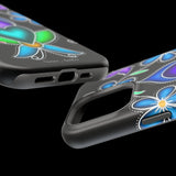 Floral Heart Magnetic Tough Case - Vibrant Design for Protection & Style