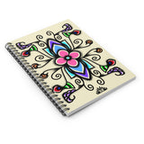 Floral Spiral Notebook - Ruled Line