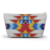 Red and Yellow Beadwork Accessory Bag