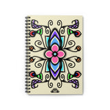 Floral Spiral Notebook - Ruled Line