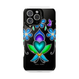 Floral Heart Magnetic Tough Case - Vibrant Design for Protection & Style