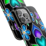 Floral Heart Magnetic Tough Case - Vibrant Design for Protection & Style