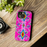 Pink Floral iPhone Case (15 and 14 models)
