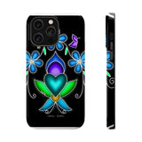 Floral Heart Magnetic Tough Case - Vibrant Design for Protection & Style