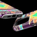Geo Floral Magnetic Impact Phone Case